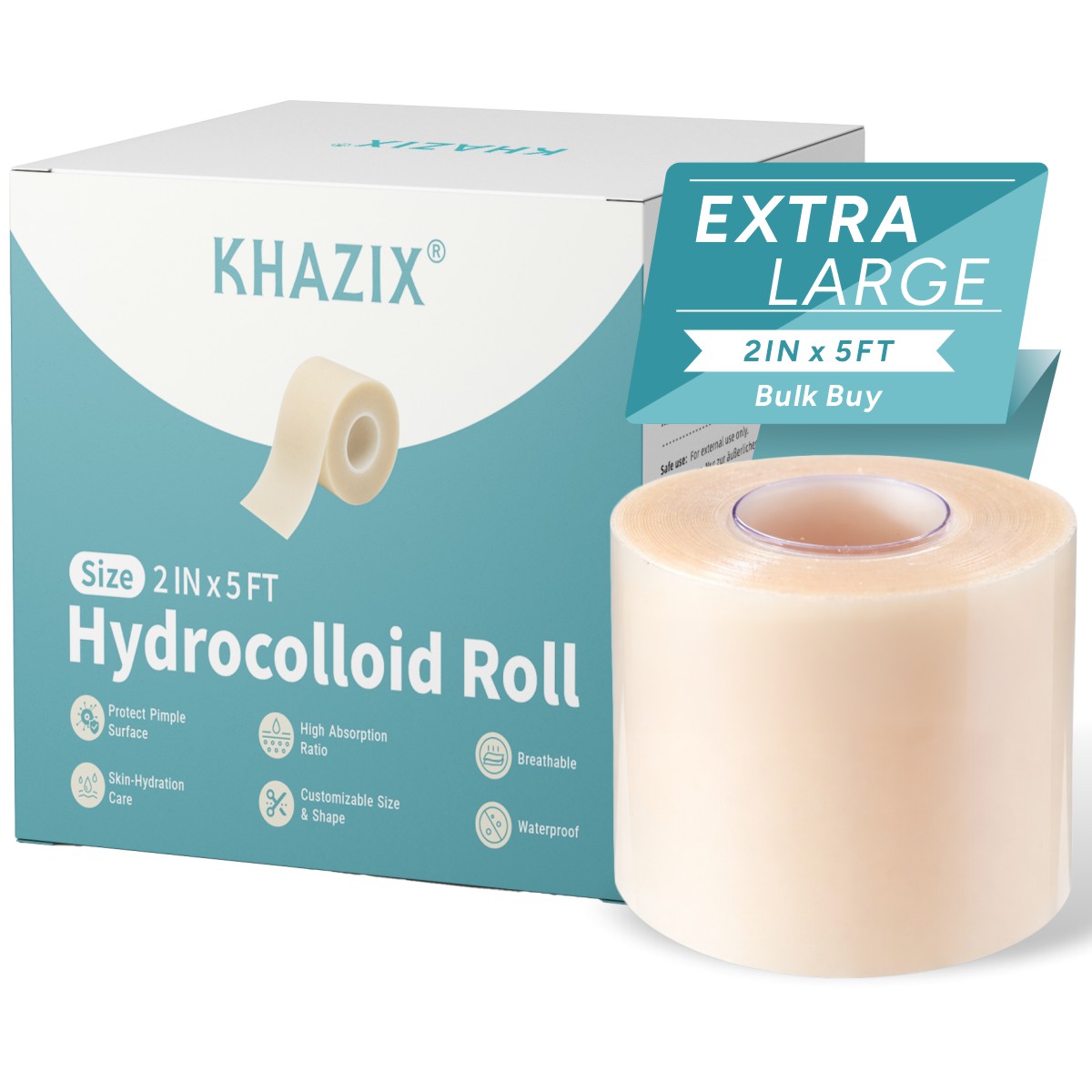 Skincare China - KHAZIX Hydrocolloid Bandage Roll 2in x