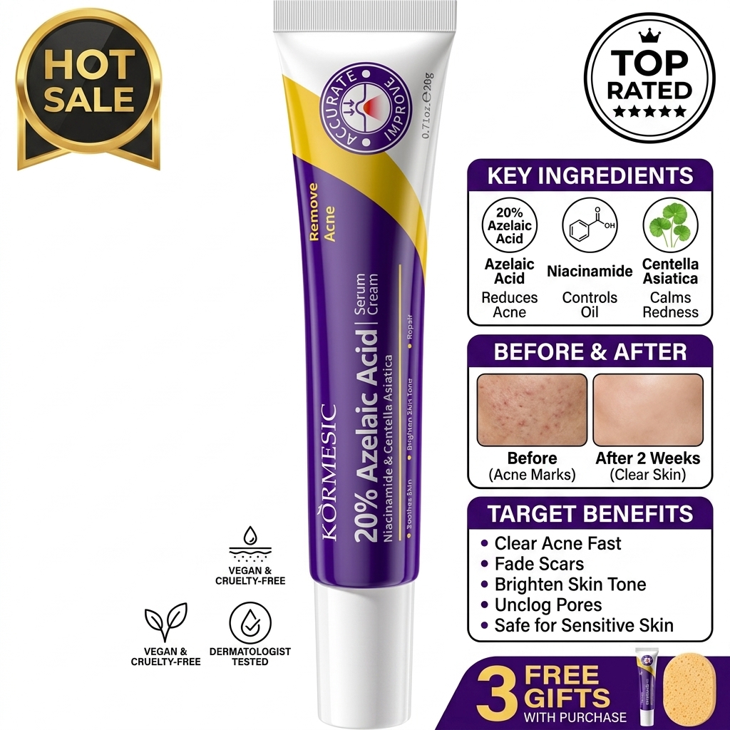 Azelaic Acid Cream - 20% Azelaic Acid essence Deep Moisturizing