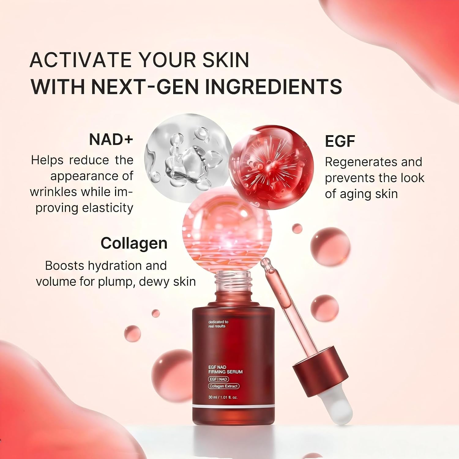 NAD+ EGF Firming Face Neck Ser - Skincare Collagen review and price
