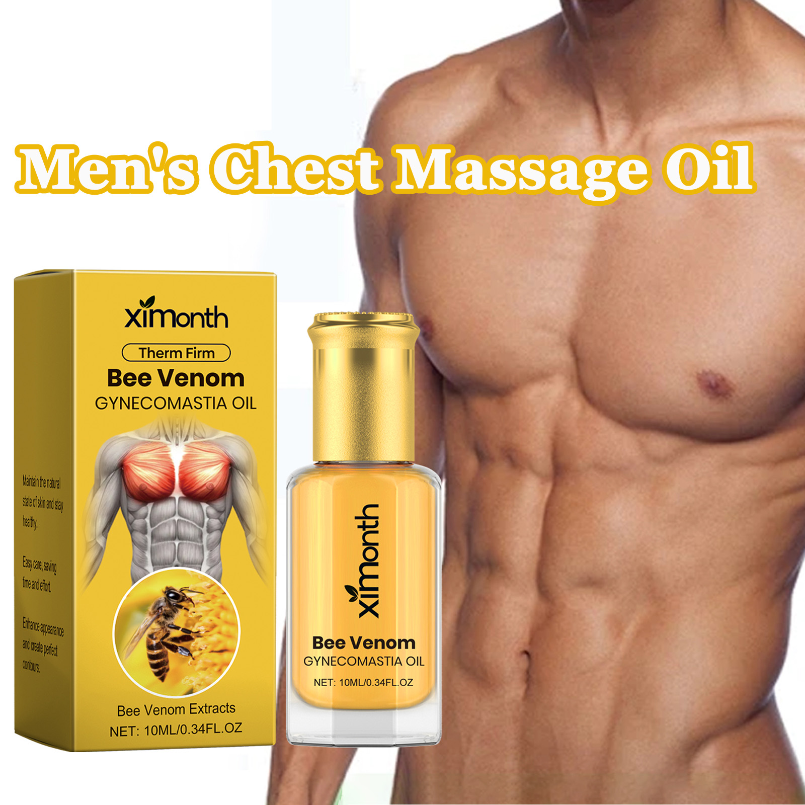 Bee Venom Men's Chest Massage  - Skincare China review and price