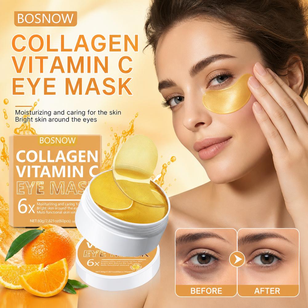 Collagen Vitamin Eye Mask 60pc - Caffeine Eye Serum review and price