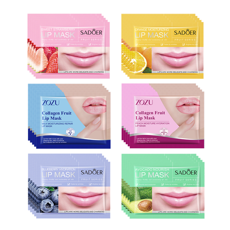 30pcs Fruits Lip Mask Moisturi - Skincare Collagen review and price
