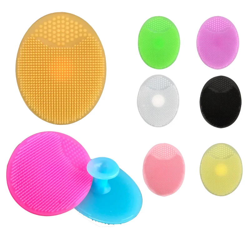 1pc Soft Silicone Bath Brush f - Skincare Newborn review and price