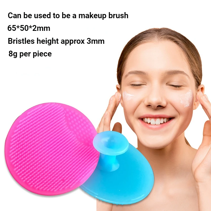 1pc Soft Silicone Bath Brush f - Skincare Newborn review and price