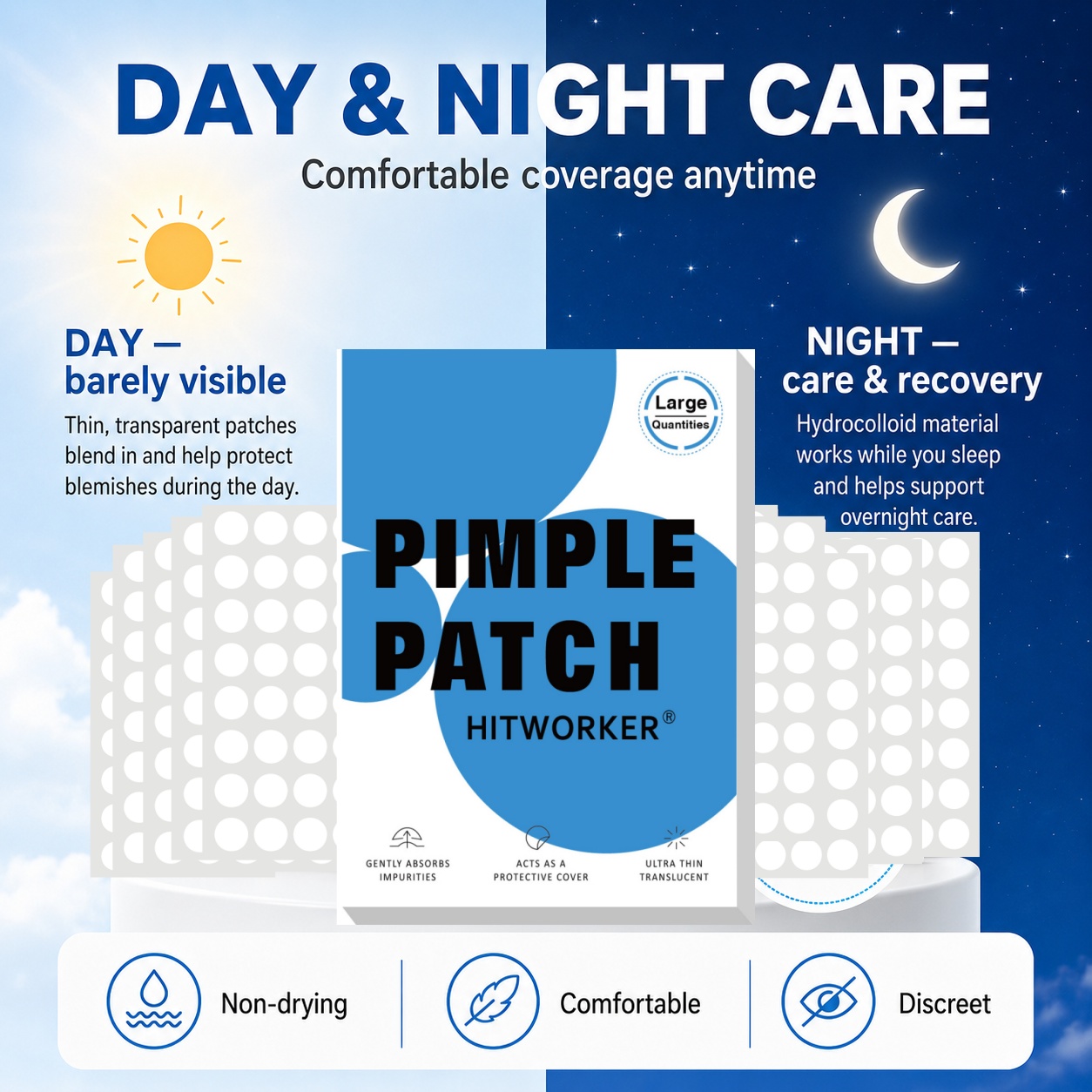 800Pcs Hydrocolloid Acne Pimpl - Skincare China review and price