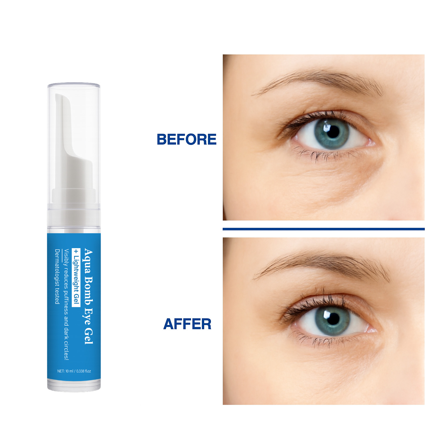 Aqua Cooling Eye Gel Caffeine  - Caffeine Eye Serum review and price