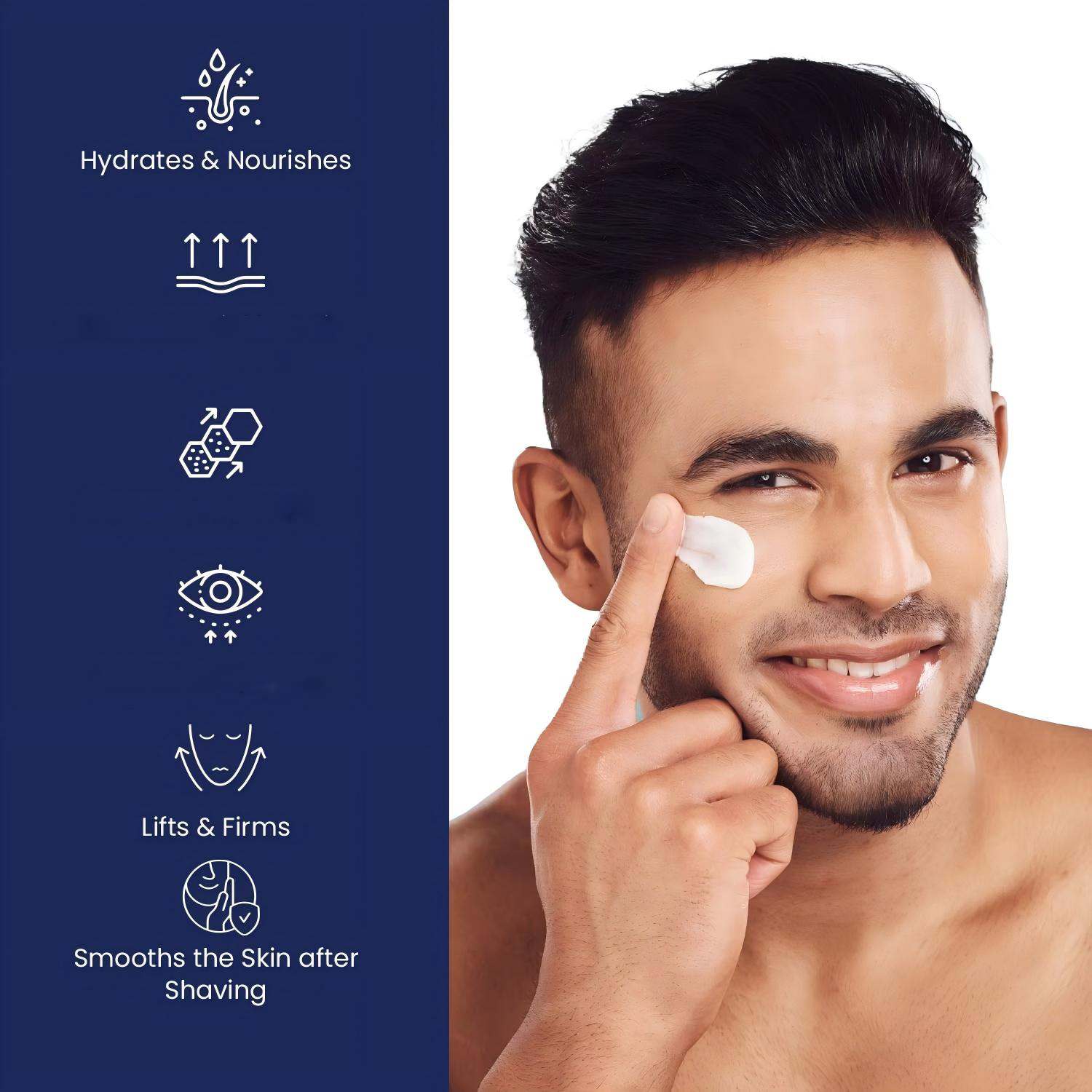 50ml 6-in-1 Men Facial Cream D - Skincare Collagen review and price